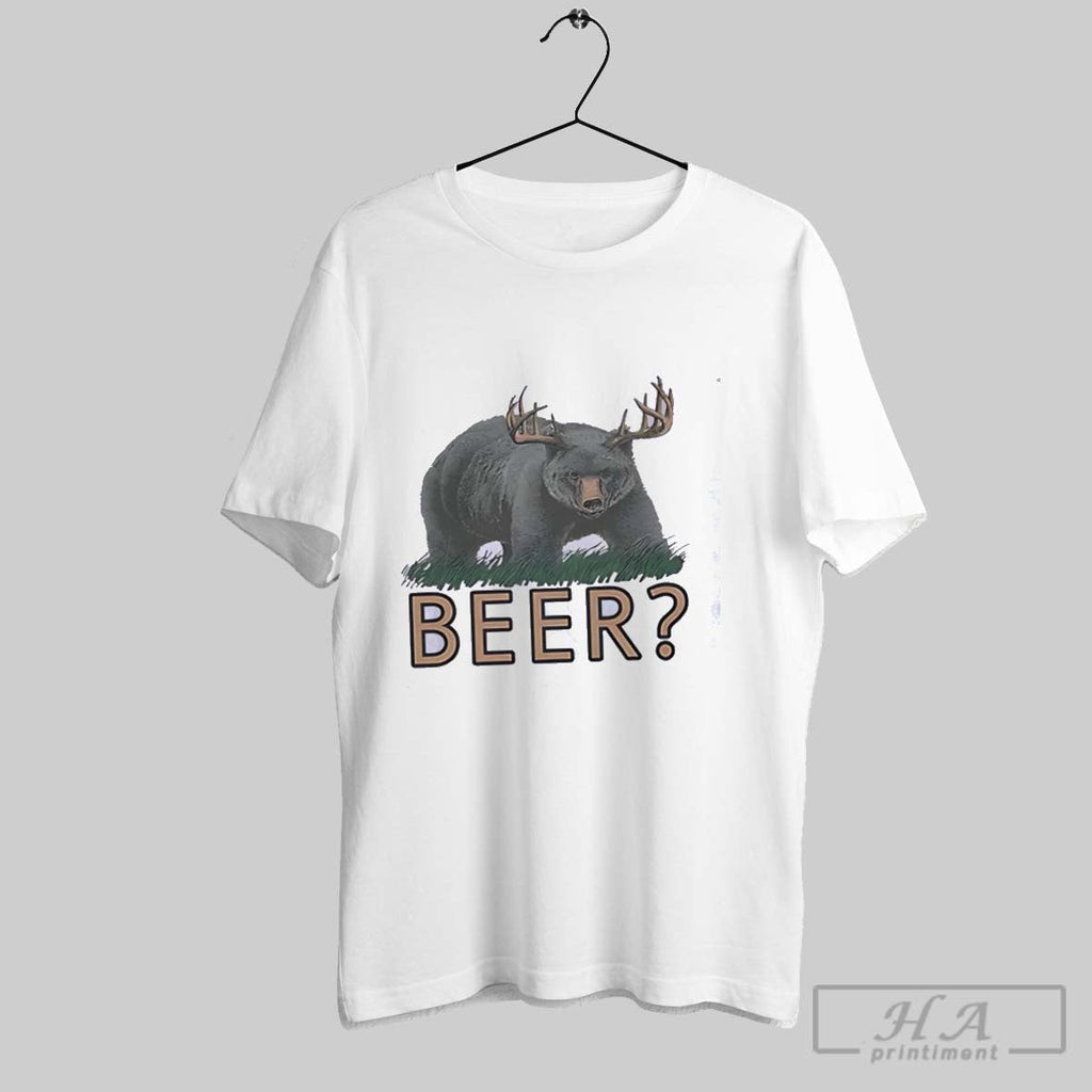 Official Bear Deer Beer Unisex T-shirt, Sweatshirt, Hoodie, Long Sleeve Tee - T-Shirt, Sweatshirt, Hoodie