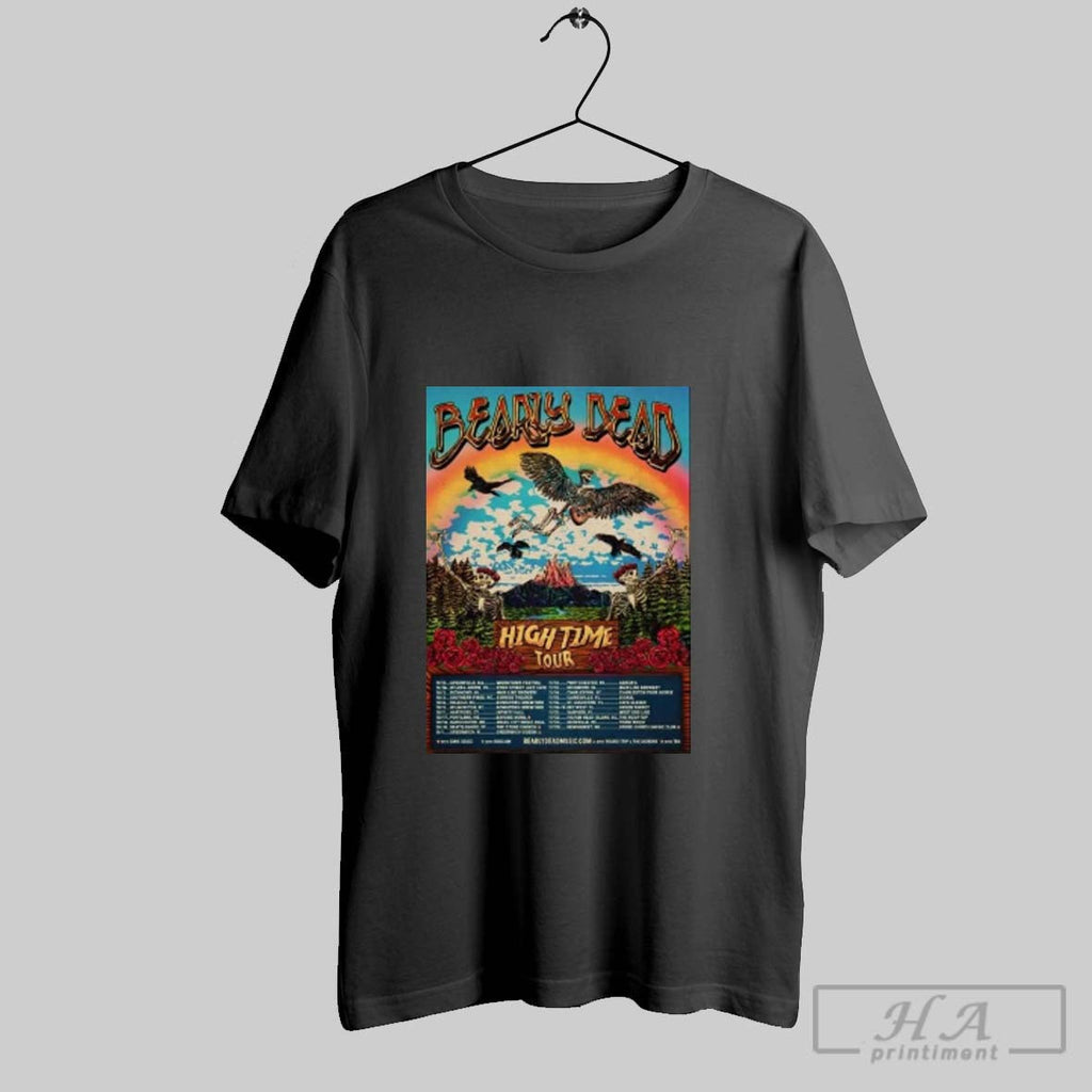 Official Bearly Dead High Time 2025 Concert Unisex T-shirt, Sweatshirt, Hoodie, Long Sleeve Tee - T-Shirt, Sweatshirt, Hoodie