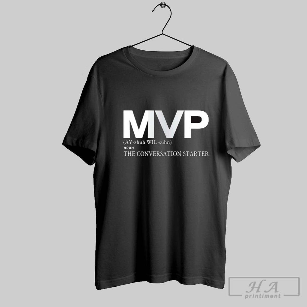 Official Becky Hammon Wearing Mivp The Conversation Starter New Unisex T-shirt, Sweatshirt, Hoodie, Long Sleeve Tee - T-Shirt, Sweatshirt, Hoodie