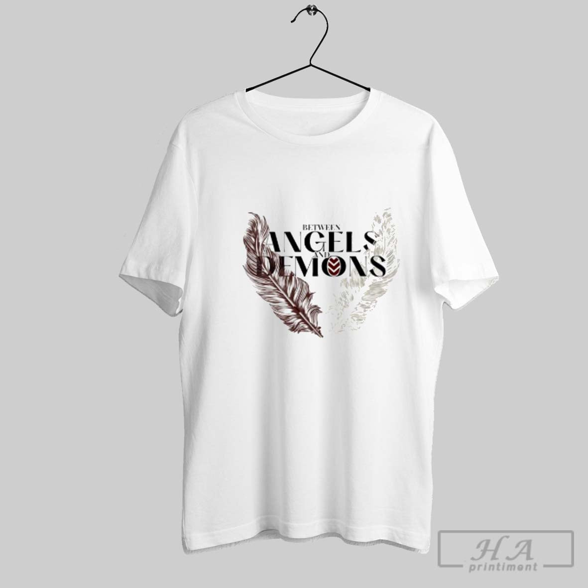 Official Between Angels And Demons Unisex T-shirt, Sweatshirt, Hoodie, Long Sleeve Tee - T-Shirt, Sweatshirt, Hoodie