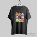 Official Bikini Bottom Bunch X The Brady Bunch Unisex T-shirt, Sweatshirt, Hoodie, Long Sleeve Tee - T-Shirt, Sweatshirt, Hoodie