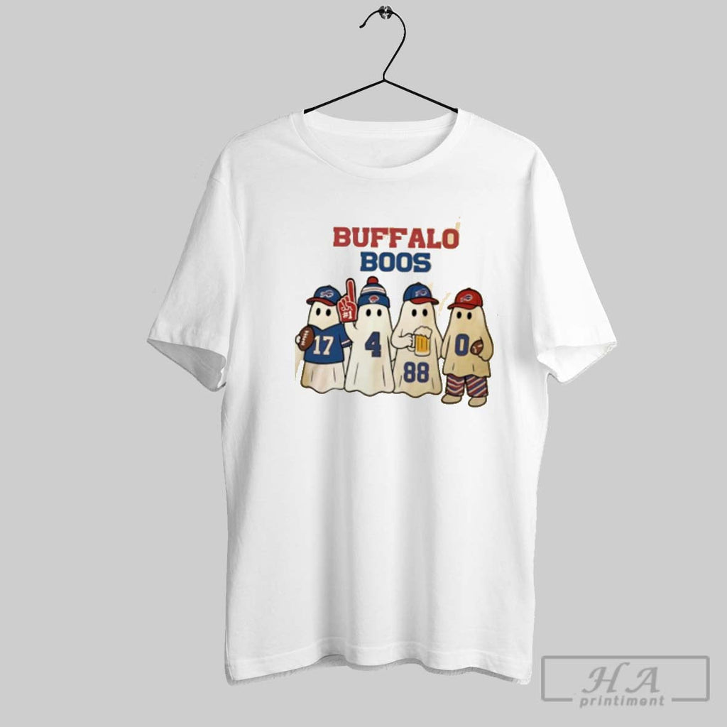 Official Bills Buffalo Boos Halloween Unisex T-shirt, Sweatshirt, Hoodie, Long Sleeve Tee - T-Shirt, Sweatshirt, Hoodie