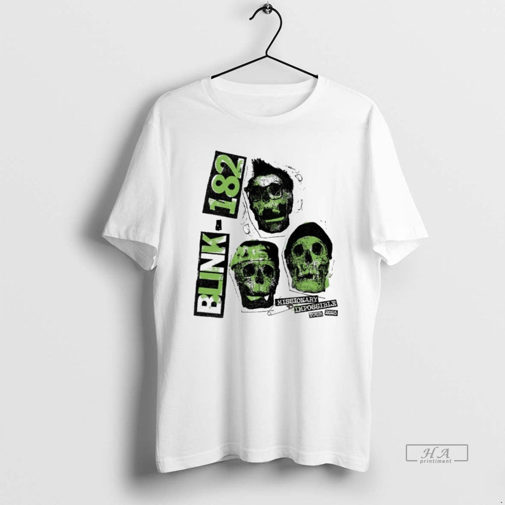 Official Blink 182 White Skull 2025 Tour T-Shirts, Hoodie, Sweatshirt - T-Shirt, Sweatshirt, Hoodie