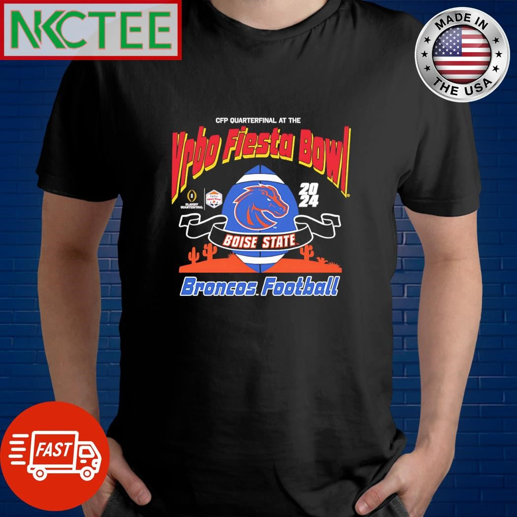 Official Boise State Broncos 2024 College Football Playoff 2024 Fiesta Bowl shirt Unisex T-shirt, Sweatshirt, Hoodie, Long Sleeve Tee - T-Shirt, Sweatshirt, Hoodie