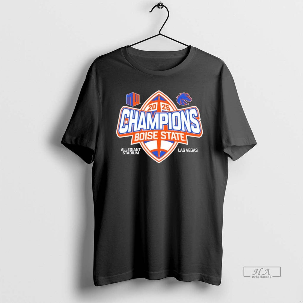 Official Boise State Broncos 2025 Mountain West Football Champions T-Shirts, Hoodie, Sweatshirt - T-Shirt, Sweatshirt, Hoodie