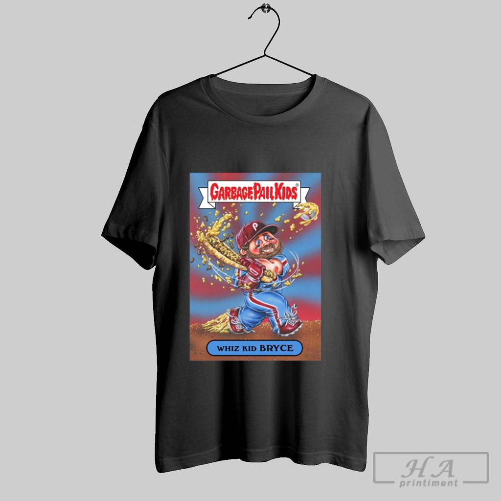 Official Bryce Harper Philadelphia Phillies Garbage Pail Kids Whiz Kid Bryce Parody Poster - T-Shirt, Sweatshirt, Hoodie