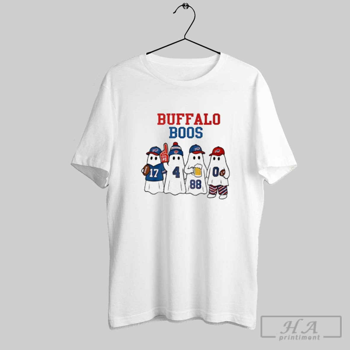 Official Buffalo Boos Halloween Unisex T-shirt, Sweatshirt, Hoodie, Long Sleeve Tee - T-Shirt, Sweatshirt, Hoodie