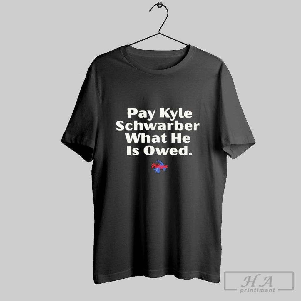 Official Caitlin Clark Pay Kyle Schwarber What He Is Owed Unisex T-shirt, Sweatshirt, Hoodie, Long Sleeve Tee - T-Shirt, Sweatshirt, Hoodie