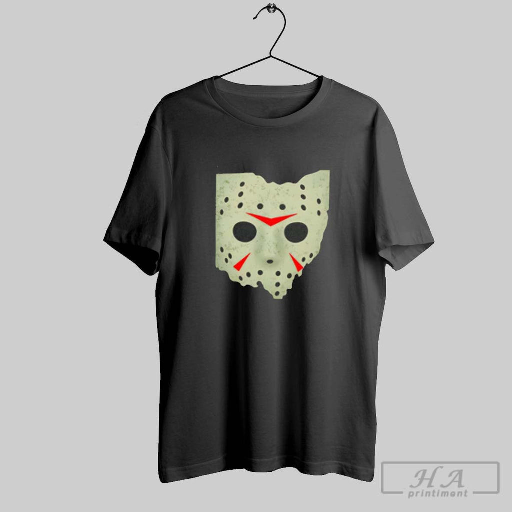 Official Camp Killer Ohio Mask Halloween Unisex T-shirt, Sweatshirt, Hoodie, Long Sleeve Tee - T-Shirt, Sweatshirt, Hoodie