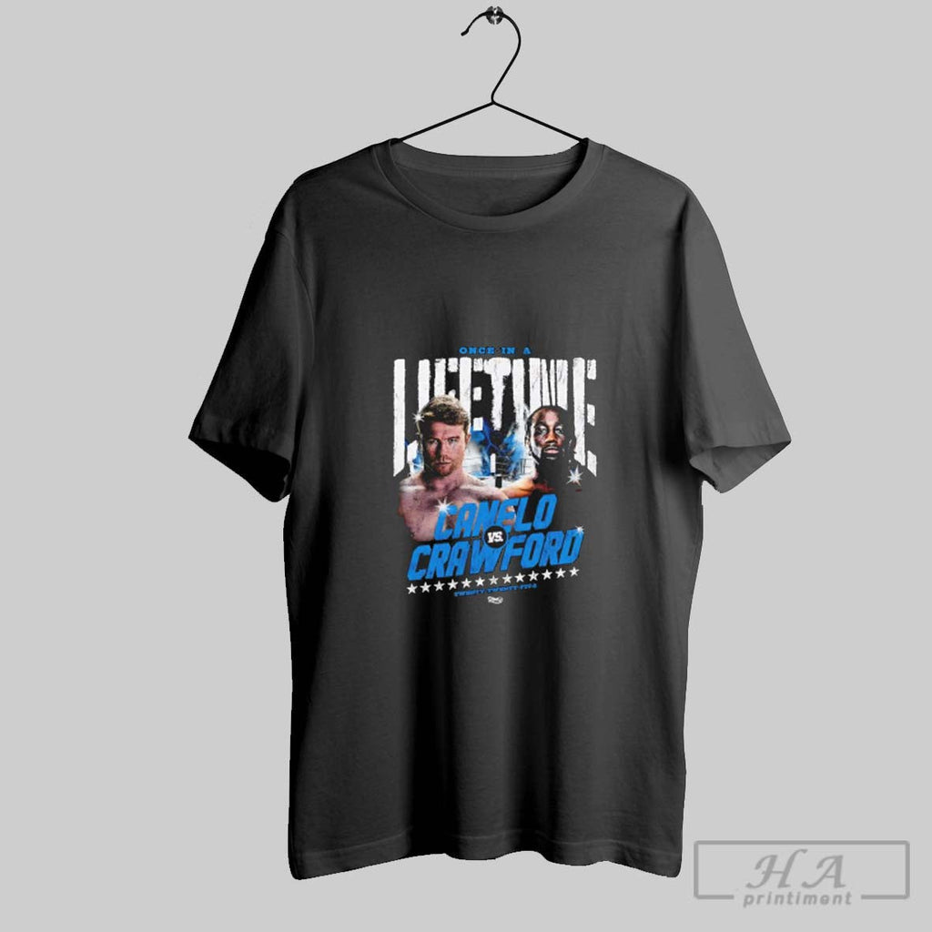 Official Canelo Vs Crawford Once In A Lifetime Las Vegas Twenty Twenty Five Vintage Unisex T-shirt, Sweatshirt, Hoodie, Long Sleeve Tee - T-Shirt, Sweatshirt, Hoodie