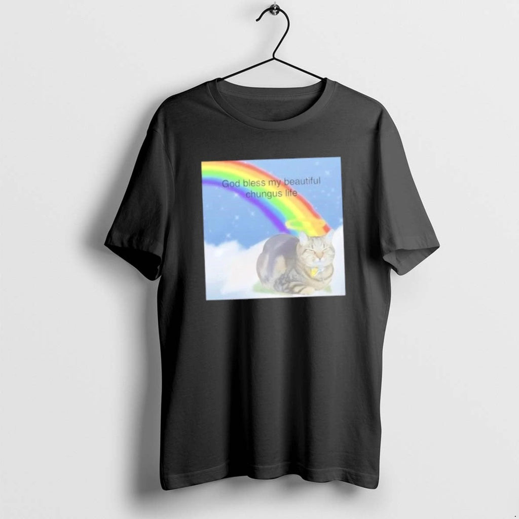 Official Cat God Bless My Big Chungus T-Shirts, Hoodie, Sweatshirt - T-Shirt, Sweatshirt, Hoodie