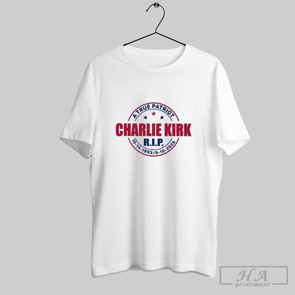 Official Charlie Kirk American Patriot Rip 1993 2025 Unisex T-shirt, Sweatshirt, Hoodie, Long Sleeve Tee - T-Shirt, Sweatshirt, Hoodie