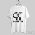 Official Charlie Kirk Legends Never Die Unisex T-shirt, Sweatshirt, Hoodie, Long Sleeve Tee - T-Shirt, Sweatshirt, Hoodie