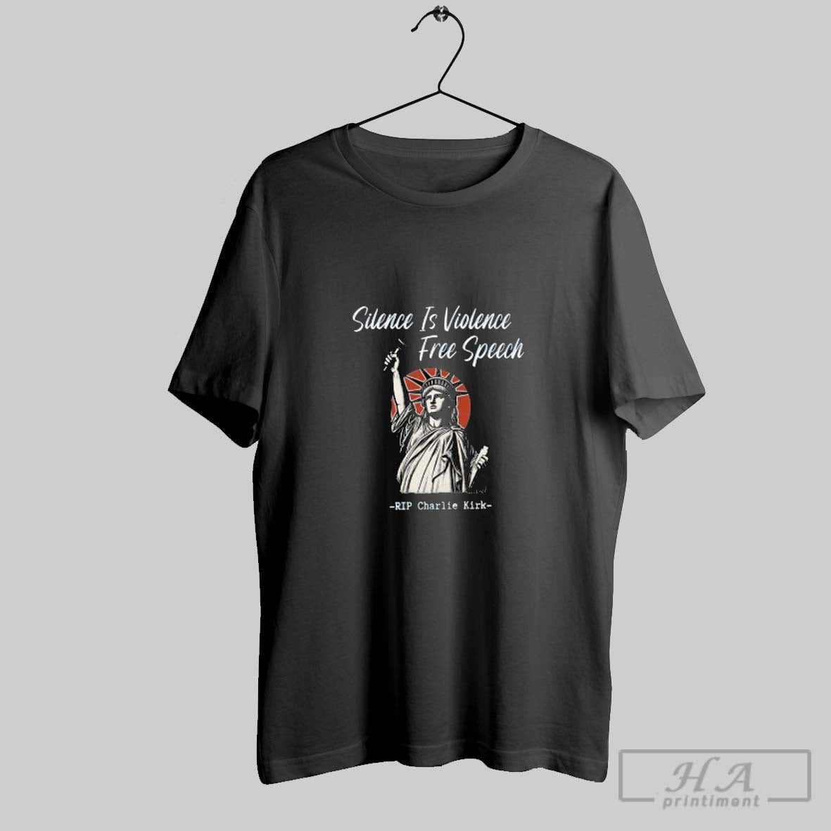 Official Charlie Kirk Silence Is Violence Free Speech 2025 Unisex T-shirt, Sweatshirt, Hoodie, Long Sleeve Tee - T-Shirt, Sweatshirt, Hoodie
