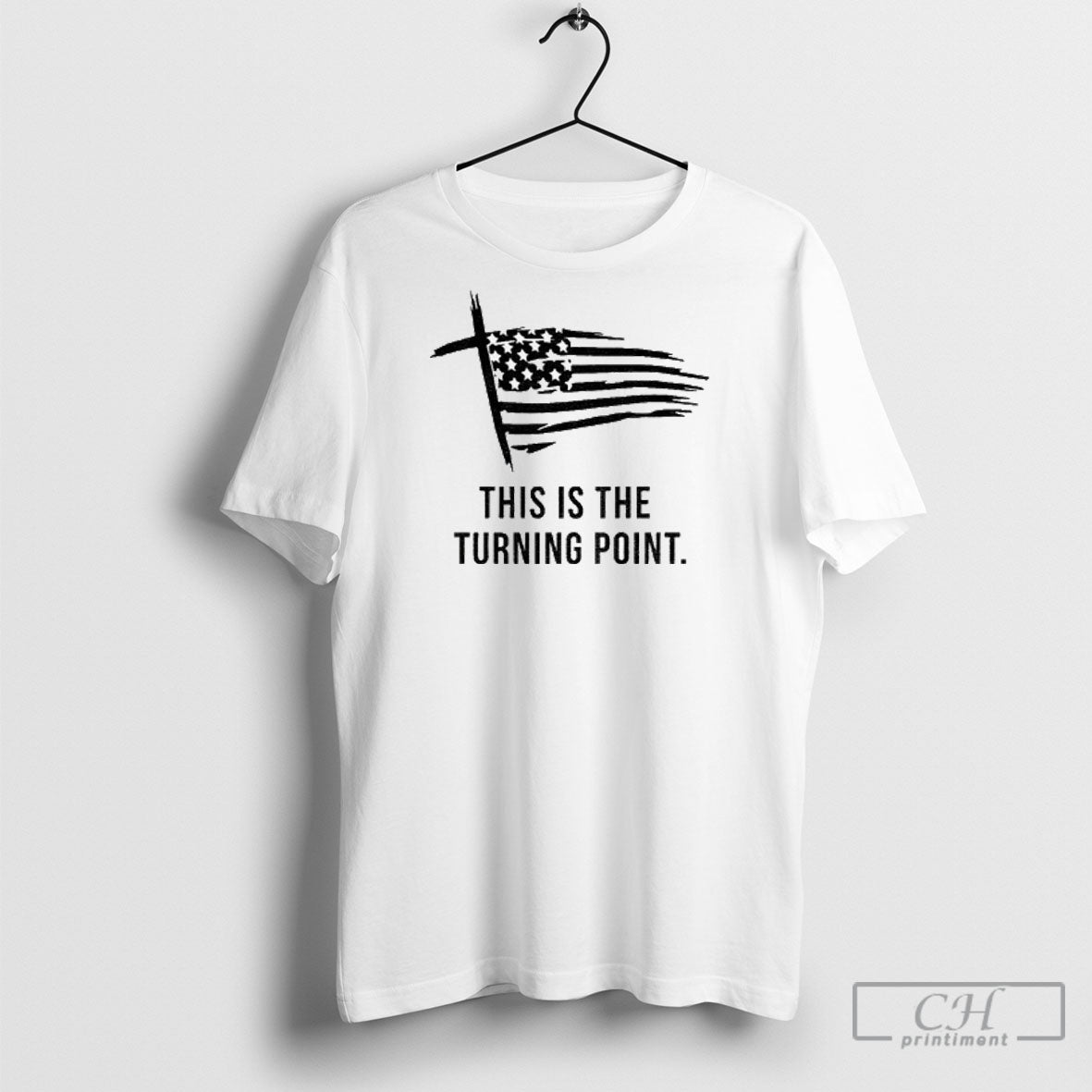 Official Charlie Kirk Turning Point Cross American Shirt Unisex T-shirt, Sweatshirt, Hoodie, Long Sleeve Tee - T-Shirt, Sweatshirt, Hoodie