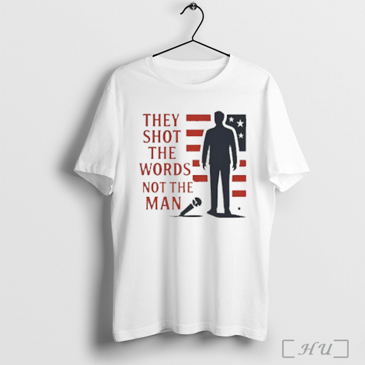 Official Charlie Kirk They Shot The Words Not The Man T Shirt Unisex T-shirt, Sweatshirt, Hoodie, Long Sleeve Tee - T-Shirt, Sweatshirt, Hoodie