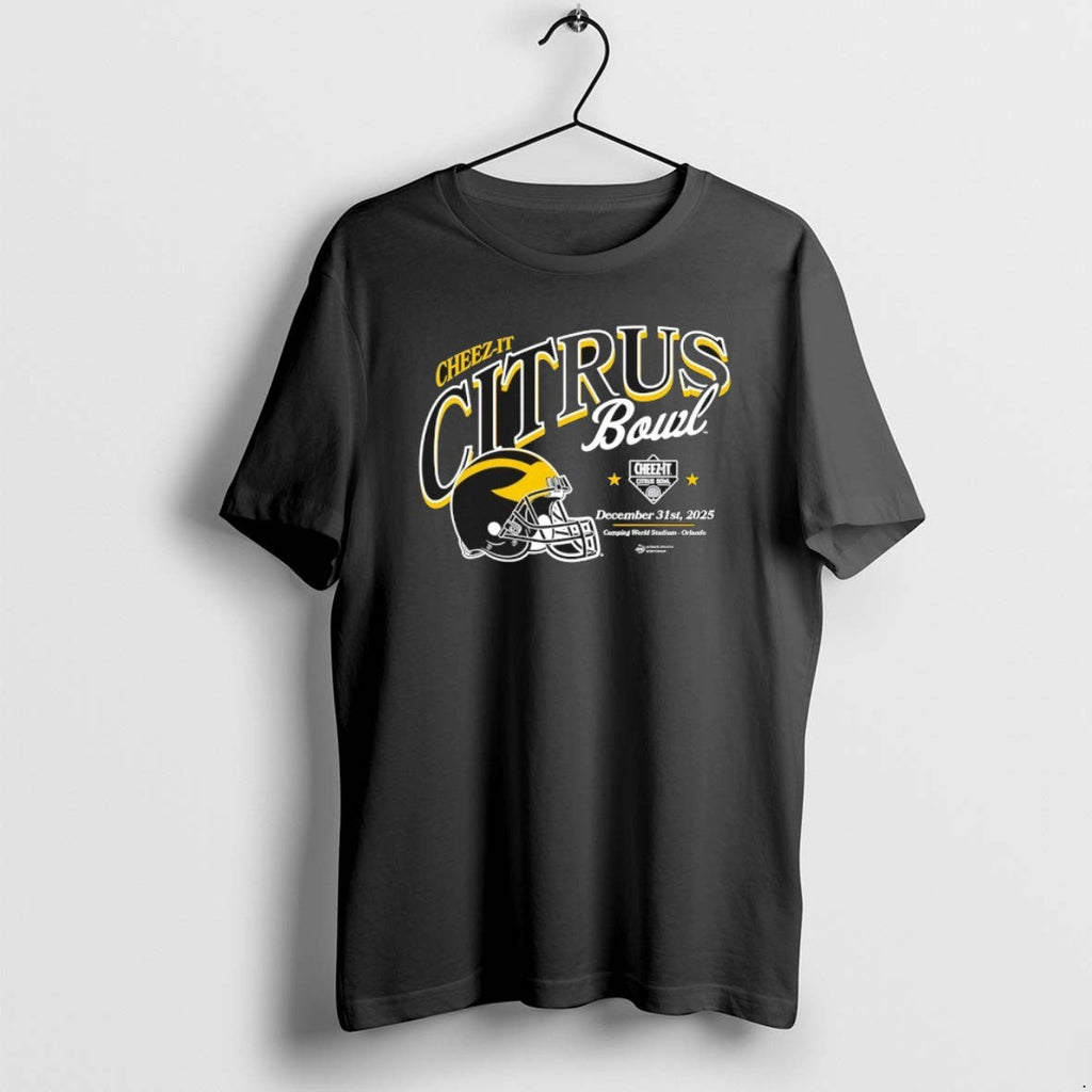 Official Cheez Citrus Bowl 2025 Michigan Wolverines Football Helmet T-Shirts, Hoodie, Sweatshirt - T-Shirt, Sweatshirt, Hoodie
