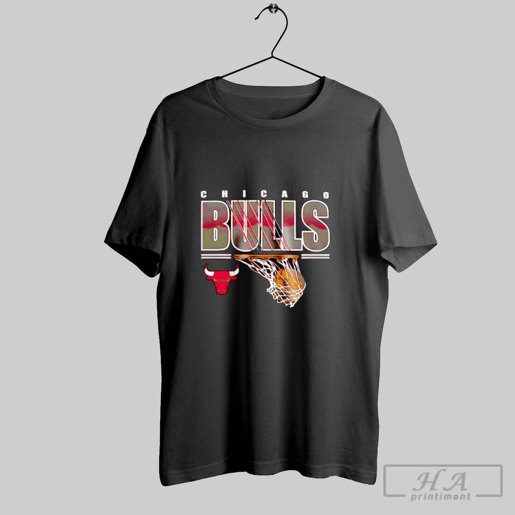 Official Chicago Bulls Basketball And Mascot Logo Posters Black Unisex T-shirt, Sweatshirt, Hoodie, Long Sleeve Tee - T-Shirt, Sweatshirt, Hoodie