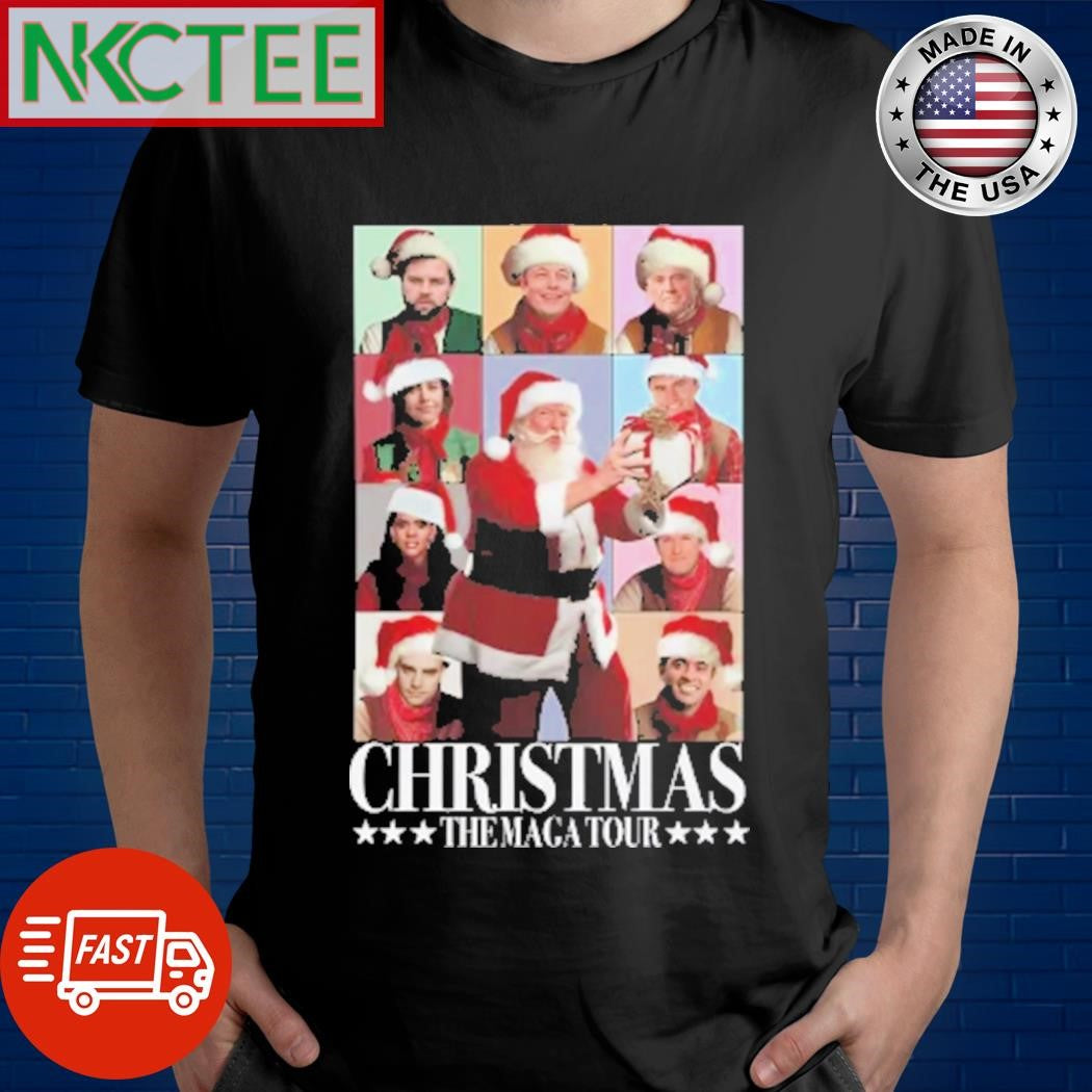 Official Christmas The Maga Tour Shirt Unisex T-shirt, Sweatshirt, Hoodie, Long Sleeve Tee - T-Shirt, Sweatshirt, Hoodie
