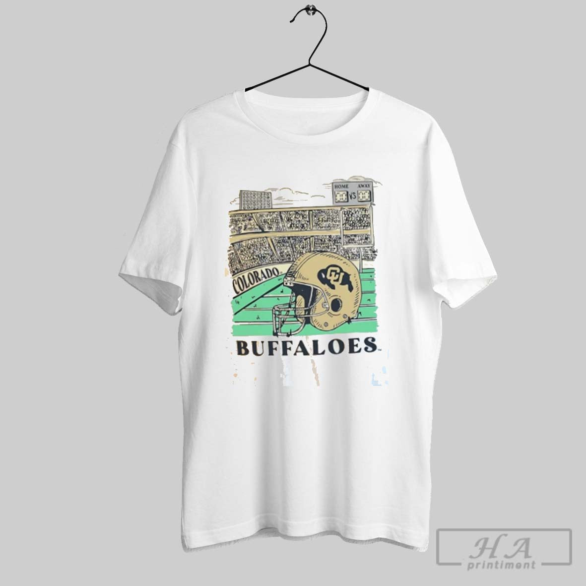 Official Colorado Buffaloes Football Stadium Helmet Unisex T-shirt, Sweatshirt, Hoodie, Long Sleeve Tee - T-Shirt, Sweatshirt, Hoodie