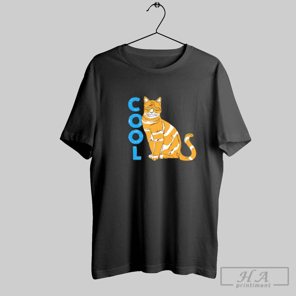 Official Cool Cat Cartoon Unisex T-shirt, Sweatshirt, Hoodie, Long Sleeve Tee - T-Shirt, Sweatshirt, Hoodie