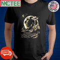 Official Cosmic Intruder Vintage UFO city moon shirt Unisex T-shirt, Sweatshirt, Hoodie, Long Sleeve Tee - T-Shirt, Sweatshirt, Hoodie