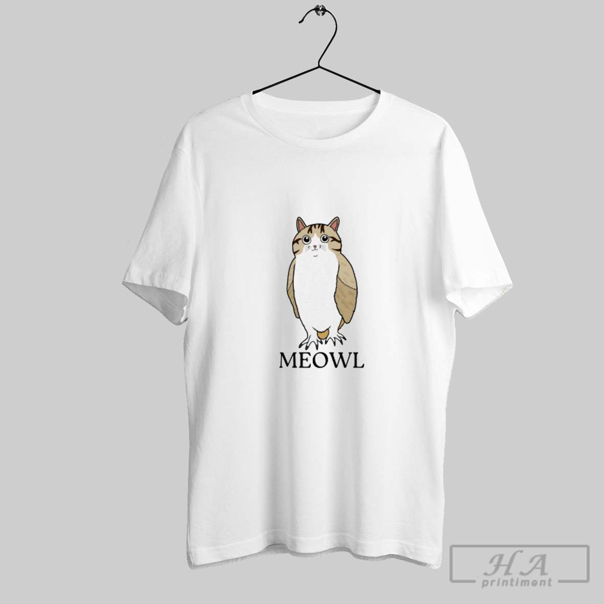 Official Cute Cat Owl Unisex T-shirt, Sweatshirt, Hoodie, Long Sleeve Tee - T-Shirt, Sweatshirt, Hoodie