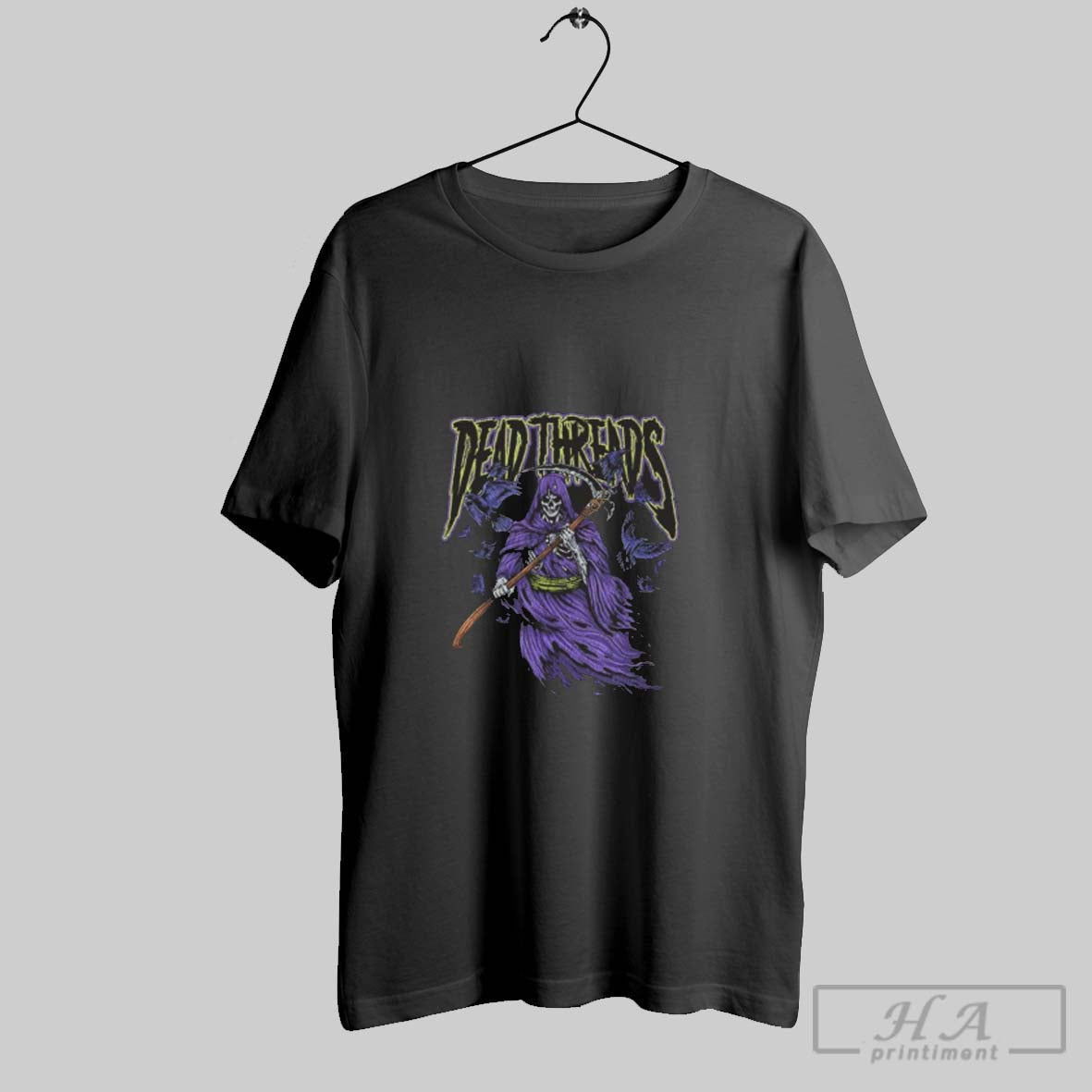 Official Dead Threads The Reaper Halloween Unisex T-shirt, Sweatshirt, Hoodie, Long Sleeve Tee - T-Shirt, Sweatshirt, Hoodie
