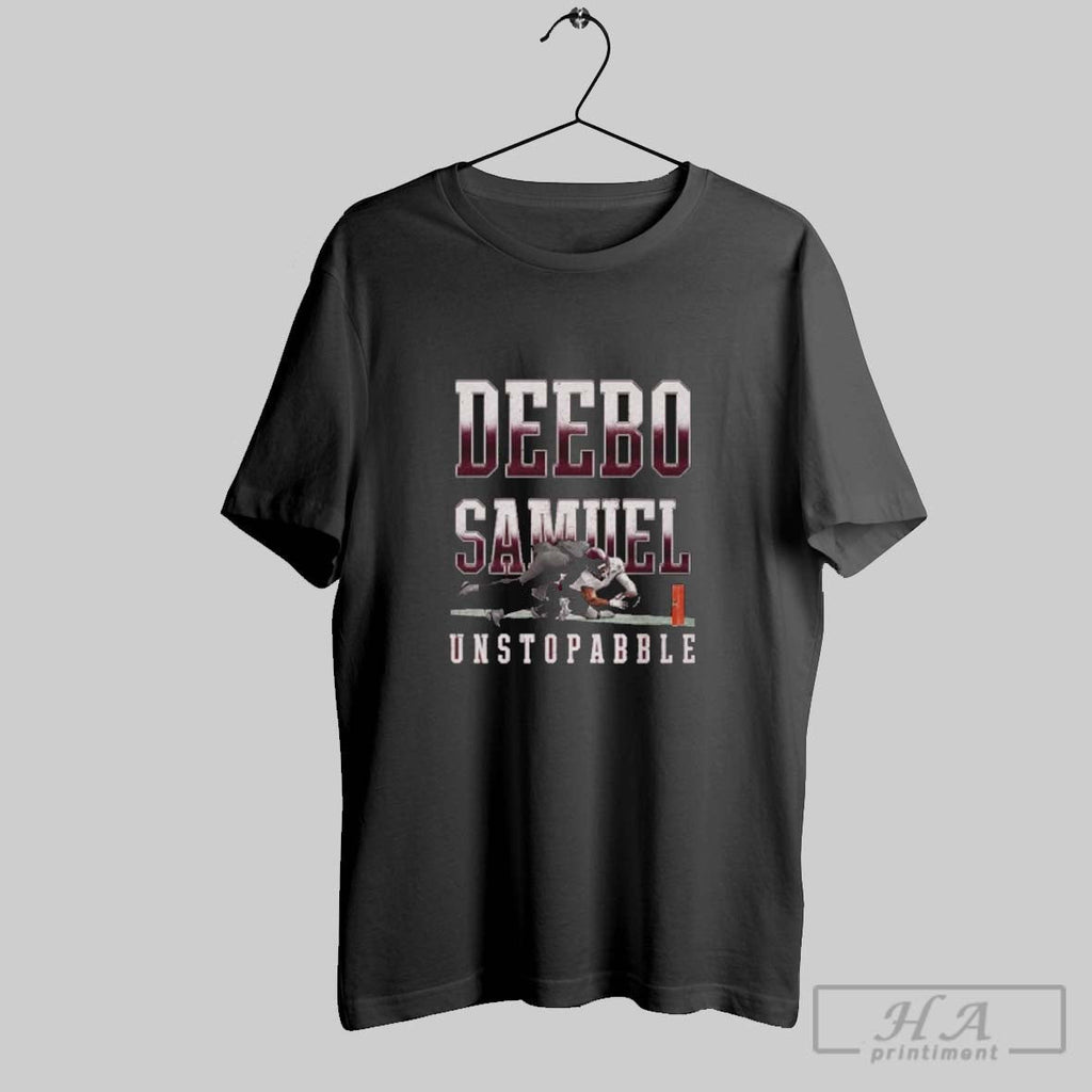 Official Deebo Samuel Washington Commanders Unstoppable Shirt Unisex T-shirt, Sweatshirt, Hoodie, Long Sleeve Tee - T-Shirt, Sweatshirt, Hoodie