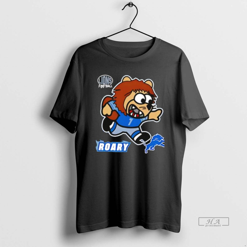 Official Detroit Lions Football Roary Mascot Cartoon T-Shirts, Hoodie, Sweatshirt - T-Shirt, Sweatshirt, Hoodie