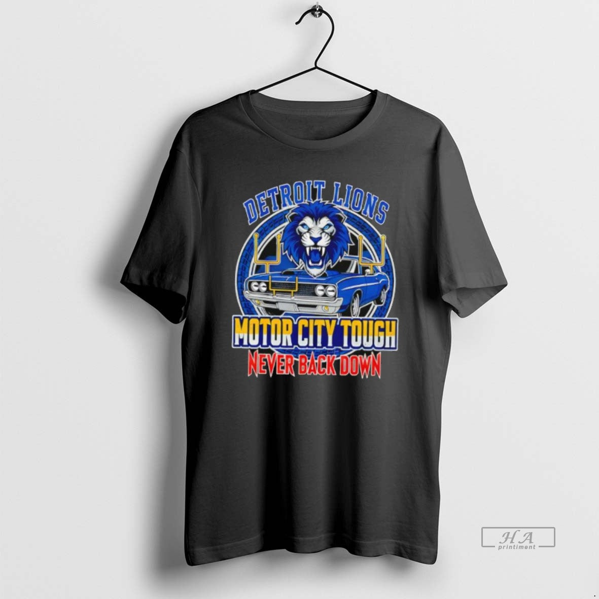 Official Detroit Lions Motor City Tough Never Back Down Football T-Shirts, Hoodie, Sweatshirt - T-Shirt, Sweatshirt, Hoodie