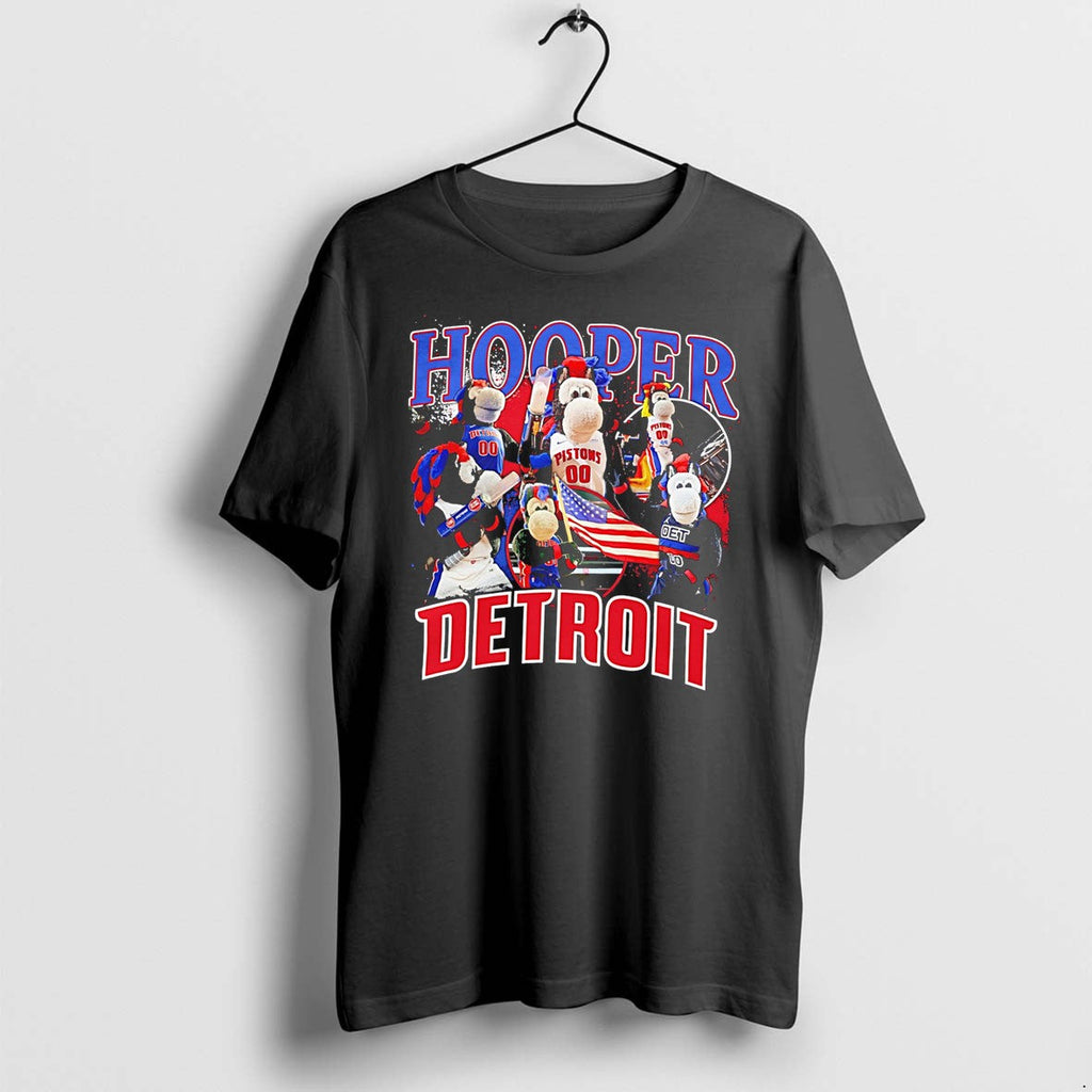 Official Detroit Pistons 2026 Nba Hooper Mascot Crossroads Tee T Shirts Jpg Unisex T-shirt, Sweatshirt, Hoodie, Long Sleeve Tee - T-Shirt, Sweatshirt, Hoodie