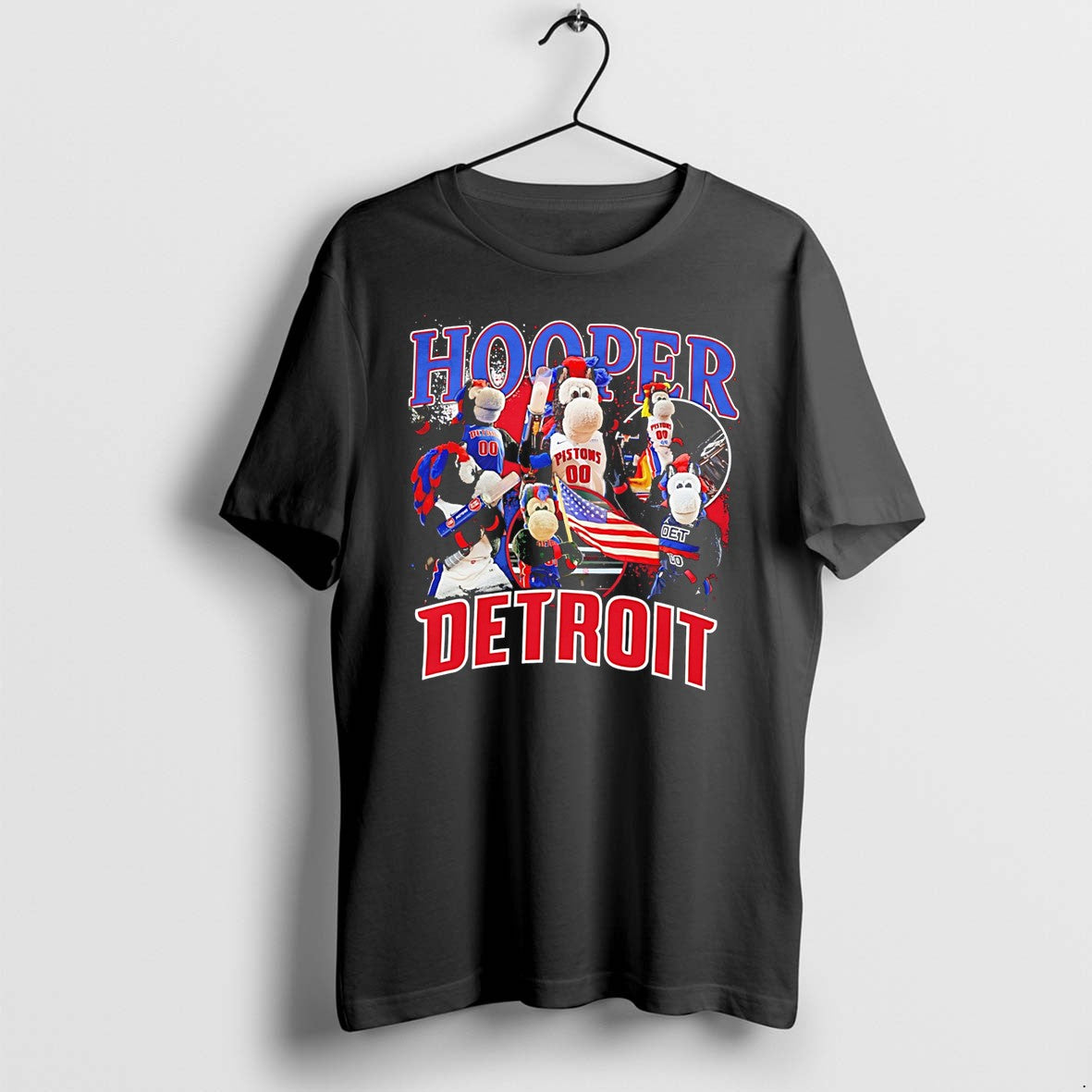 Official Detroit Pistons 2026 Nba Hooper Mascot Crossroads Tee T Shirts Jpg Unisex T-shirt, Sweatshirt, Hoodie, Long Sleeve Tee - T-Shirt, Sweatshirt, Hoodie