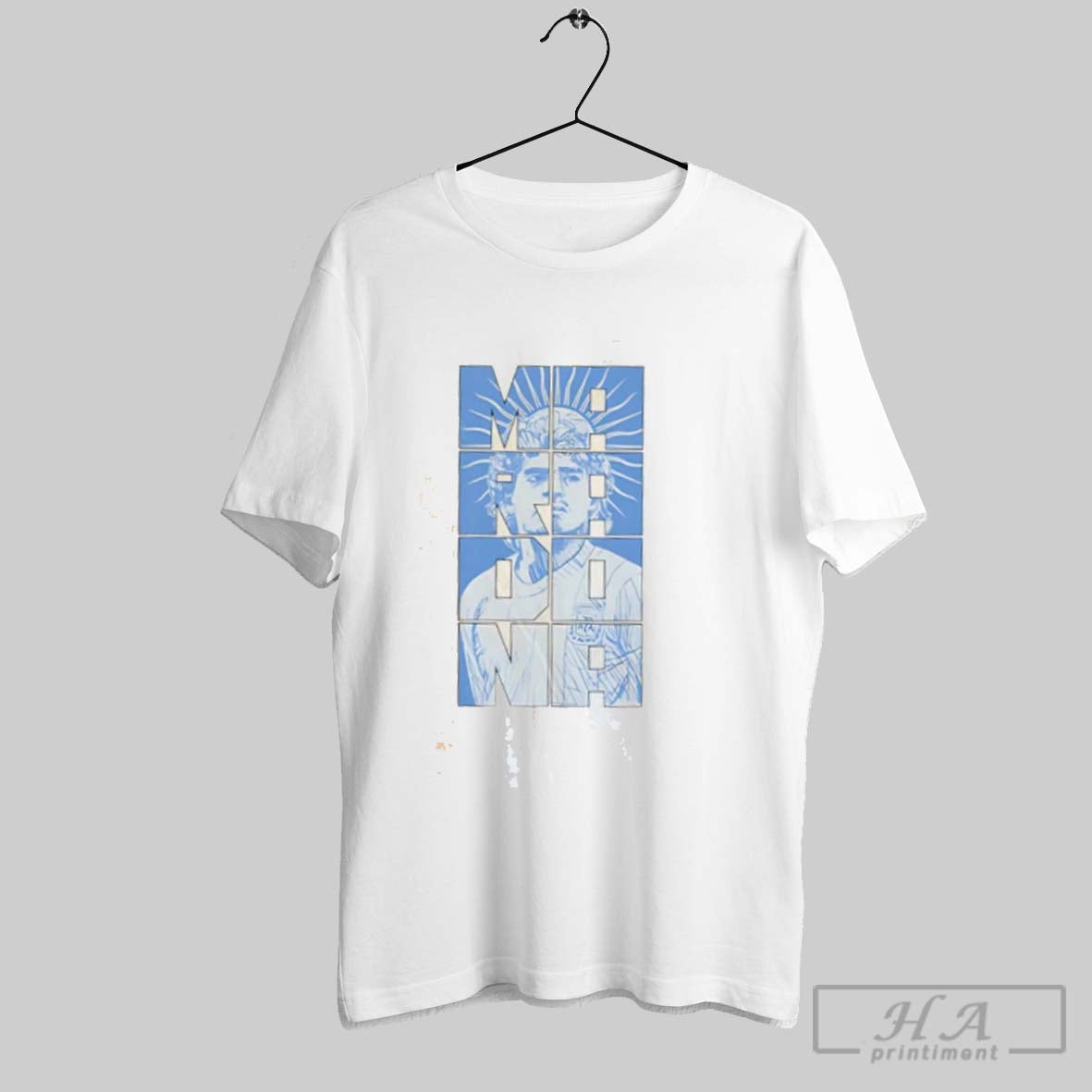 Official Diego Maradona Argentina National Team Portrait Unisex T-shirt, Sweatshirt, Hoodie, Long Sleeve Tee - T-Shirt, Sweatshirt, Hoodie