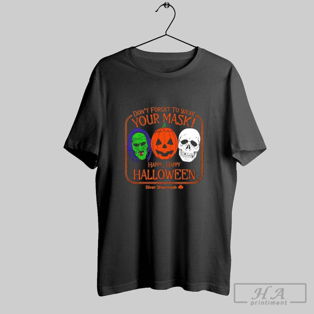 Official Dont Forget To Wear Your Masks Halloween Unisex T-shirt, Sweatshirt, Hoodie, Long Sleeve Tee - T-Shirt, Sweatshirt, Hoodie