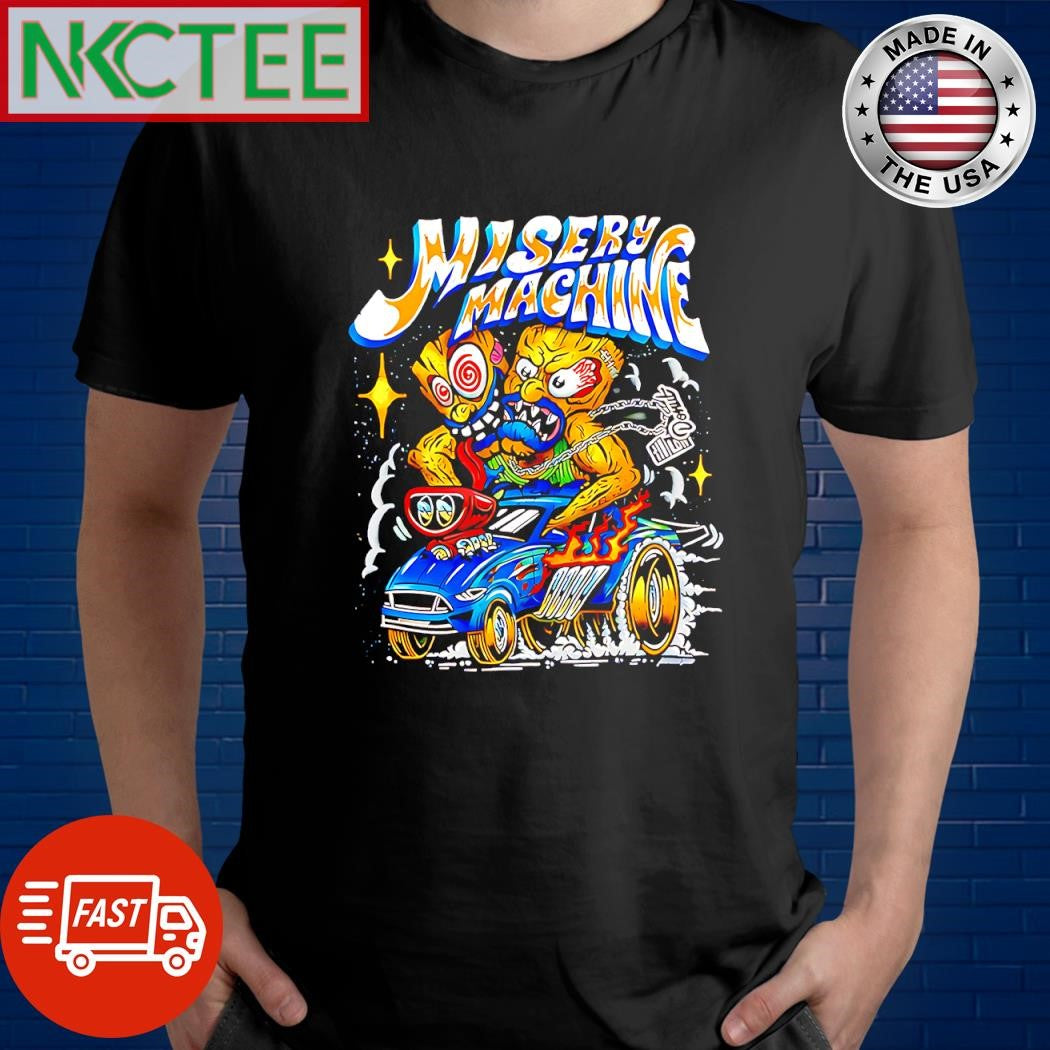 Official Donut Misery Machine drive car paint shirt Unisex T-shirt, Sweatshirt, Hoodie, Long Sleeve Tee - T-Shirt, Sweatshirt, Hoodie
