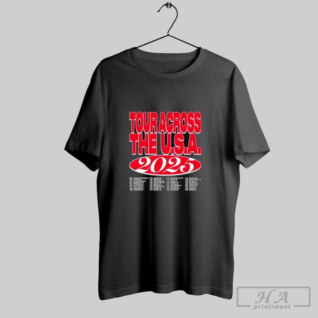 Official Drug Church Tour Across The Usa 2025 Unisex T-shirt, Sweatshirt, Hoodie, Long Sleeve Tee - T-Shirt, Sweatshirt, Hoodie