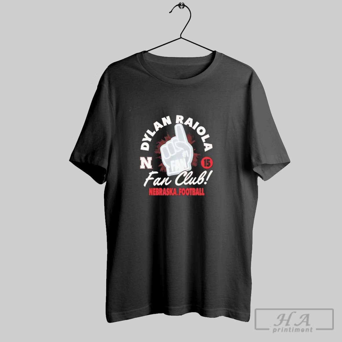 Official Dylan Raiola Fan Club Nebraska Cornhuskers Unisex T-shirt, Sweatshirt, Hoodie, Long Sleeve Tee - T-Shirt, Sweatshirt, Hoodie
