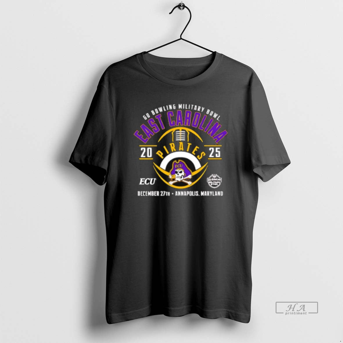 Official East Carolina Pirates 2025 Go Bowling Military Bowl T-Shirts, Hoodie, Sweatshirt - T-Shirt, Sweatshirt, Hoodie