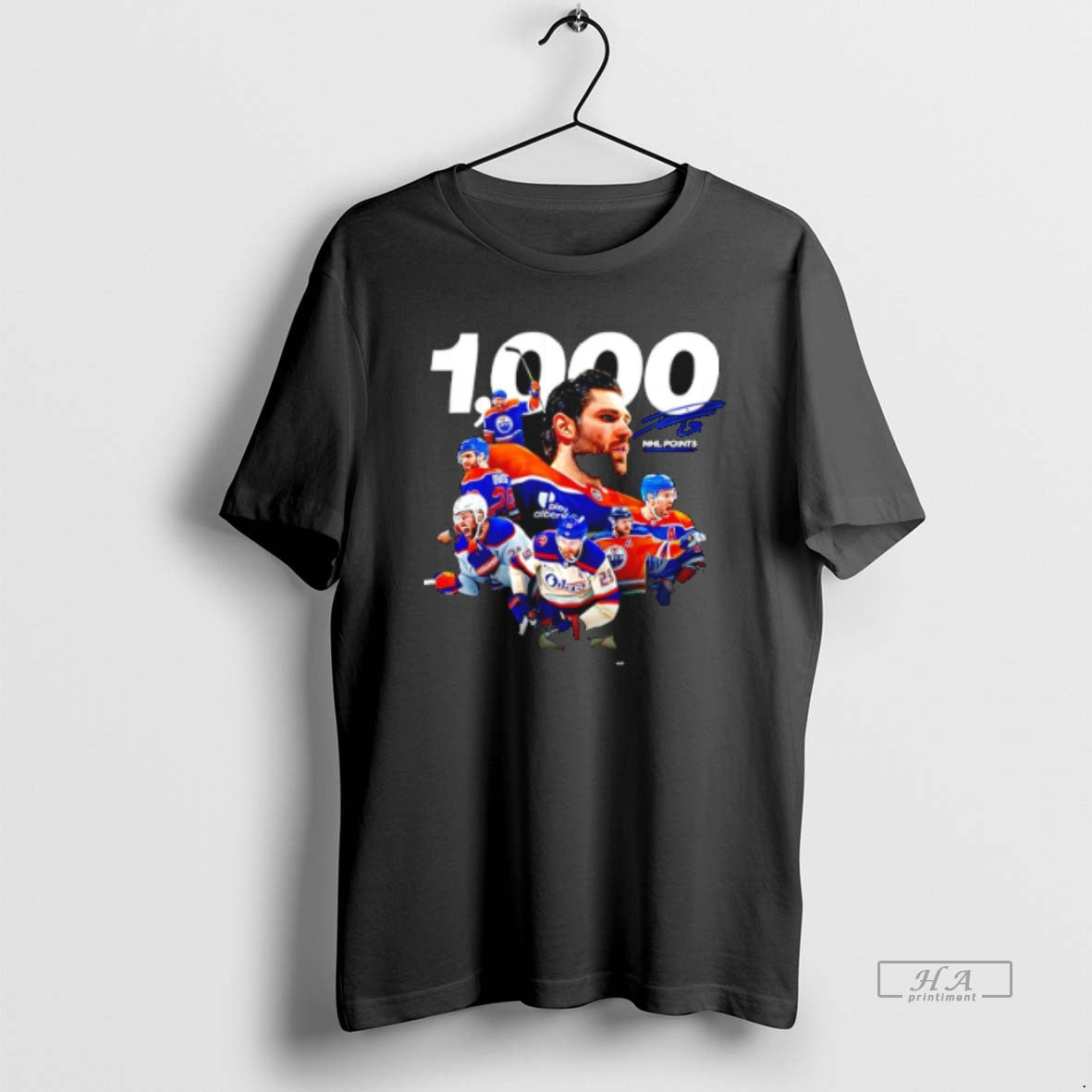 Official Edmonton Oilers Leon Draisaitl 1000 Career Nhl Points 2025 T-Shirts, Hoodie, Sweatshirt - T-Shirt, Sweatshirt, Hoodie