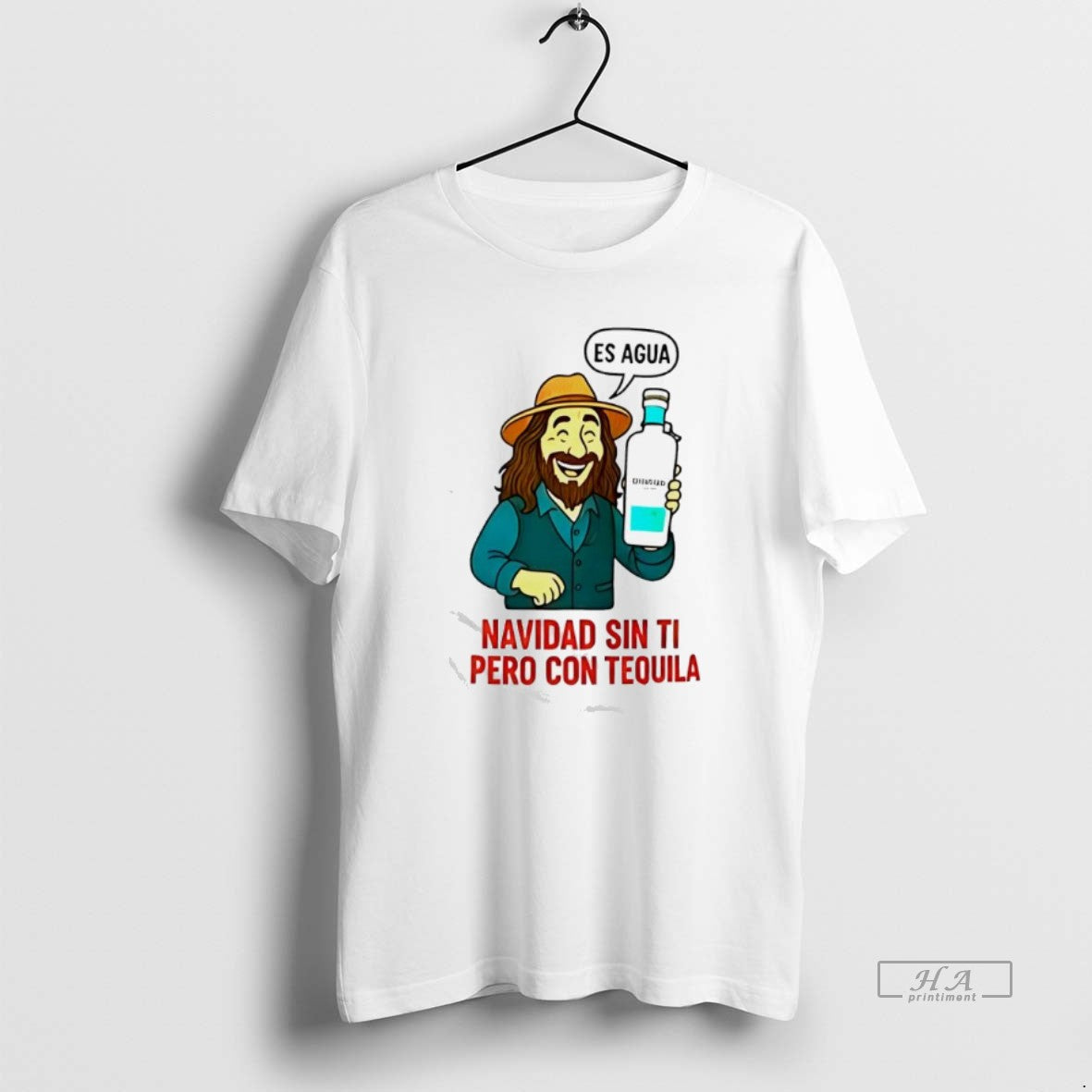 Official Es Agua Navidad Sin Ti Pero Con Tequila Casamigos Blanco Tequila T-Shirts, Hoodie, Sweatshirt - T-Shirt, Sweatshirt, Hoodie