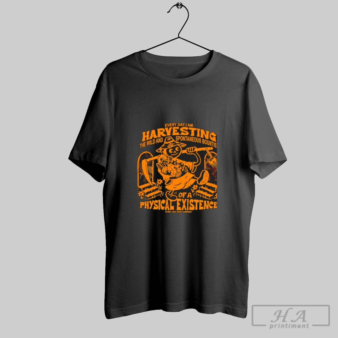 Official Every Day I Am Harvesting The Wild And Spontaneous Bounties Of Physical Existence Retro - T-Shirt, Sweatshirt, Hoodie