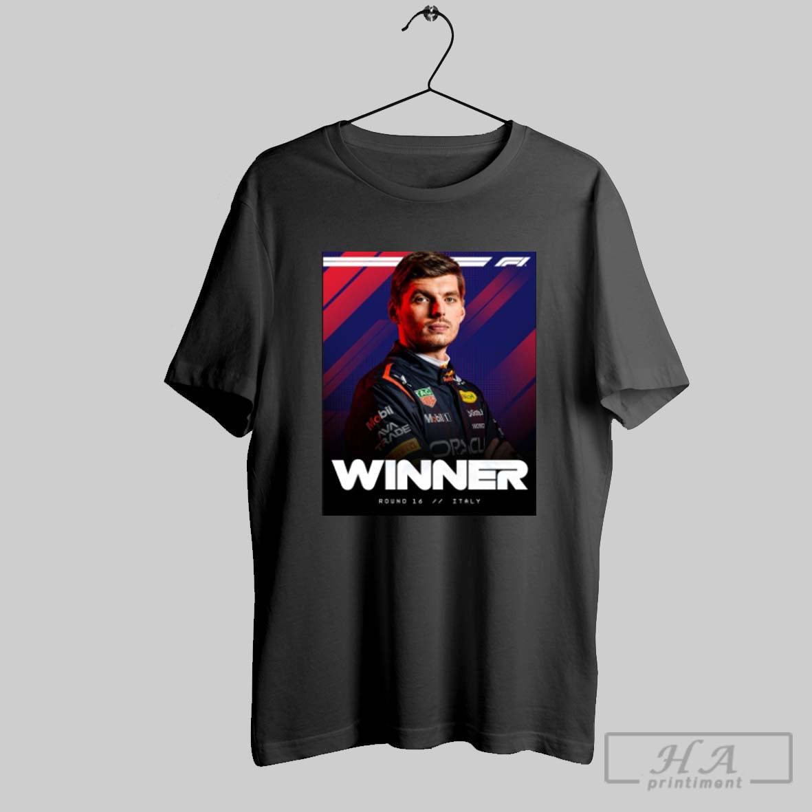 Official F1 Max Verstappen Victory At Round 16 2025 Italian Grand Prix At Monza Poster Unisex T-shirt, Sweatshirt, Hoodie, Long Sleeve Tee - T-Shirt, Sweatshirt, Hoodie