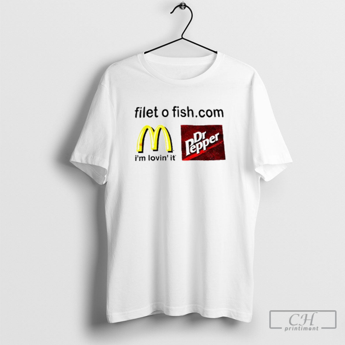 Official Filet O Fish Com Im Lovin It Mc Donald Dr Pepper Shirt Unisex T-shirt, Sweatshirt, Hoodie, Long Sleeve Tee - T-Shirt, Sweatshirt, Hoodie