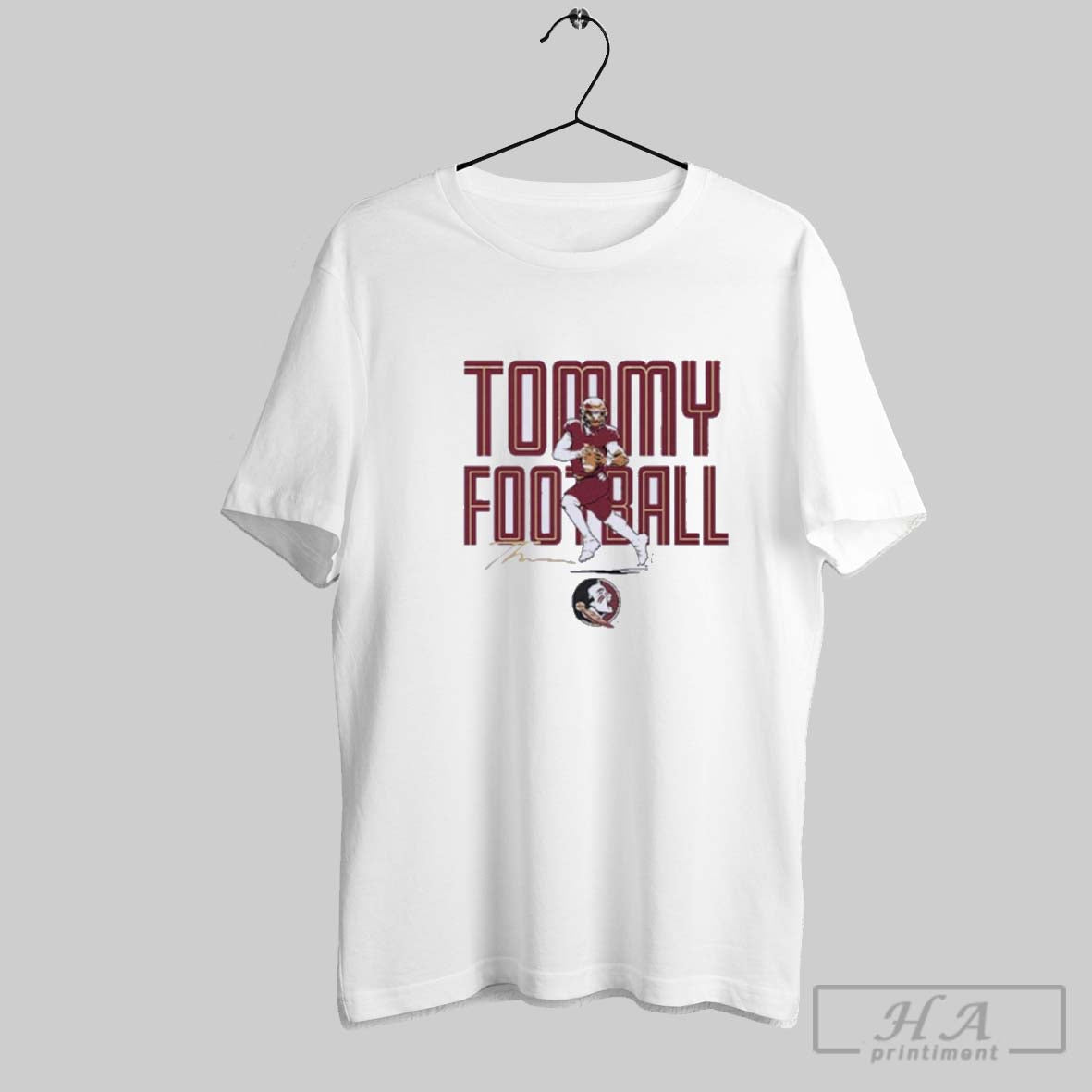 Official Florida State Seminoles Tommy Castellanos Tommy Football T Shirt Unisex T-shirt, Sweatshirt, Hoodie, Long Sleeve Tee - T-Shirt, Sweatshirt, Hoodie