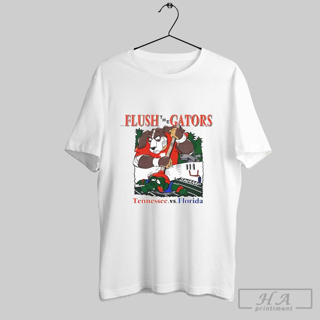 Official Flush The Gators Tennessee Vs Florida Unisex T-shirt, Sweatshirt, Hoodie, Long Sleeve Tee - T-Shirt, Sweatshirt, Hoodie
