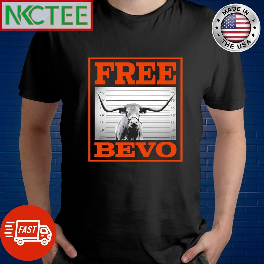 Official Free Bevo bull mugshot shirt Unisex T-shirt, Sweatshirt, Hoodie, Long Sleeve Tee - T-Shirt, Sweatshirt, Hoodie