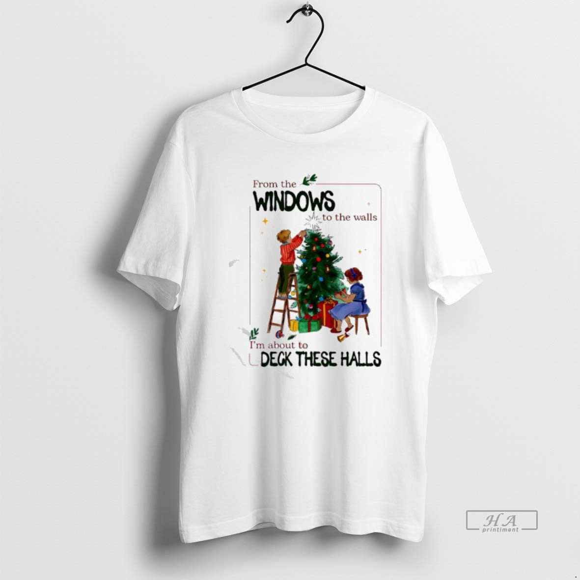Official Windows Walls Im About Deck These Halls Vintage T-Shirts, Hoodie, Sweatshirt - T-Shirt, Sweatshirt, Hoodie