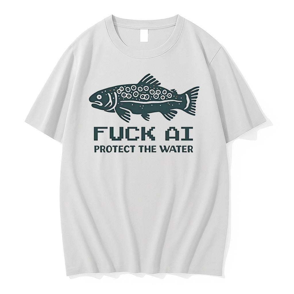 Official Fuck Ai Protect The Water Vintage T Shirts Jpg Unisex T-shirt, Sweatshirt, Hoodie, Long Sleeve Tee - T-Shirt, Sweatshirt, Hoodie