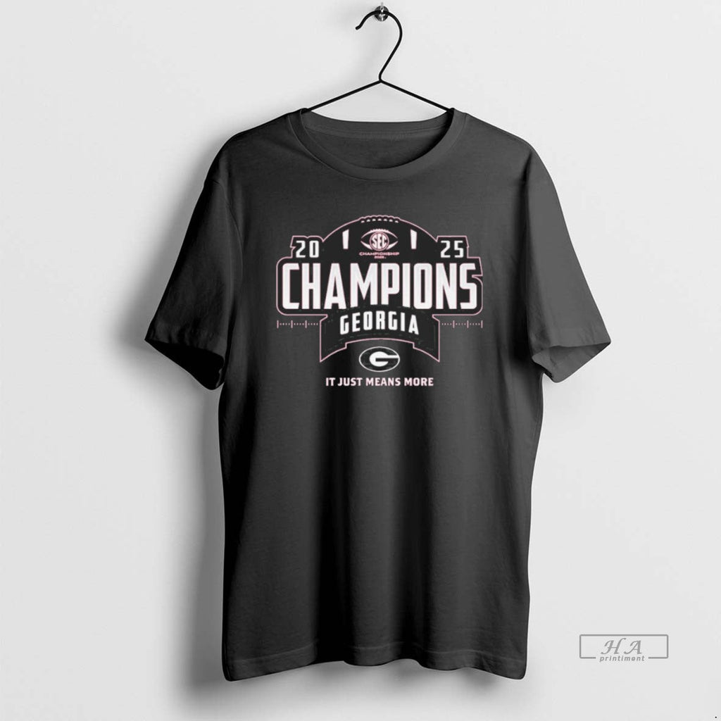 Official Georgia Bulldogs Sec Football Champions Locker Room 2025 T-Shirts, Hoodie, Sweatshirt - T-Shirt, Sweatshirt, Hoodie